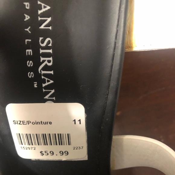 Christian Siriano for Payless size 11 open toed strapped high heel NWT - Picture 8 of 8